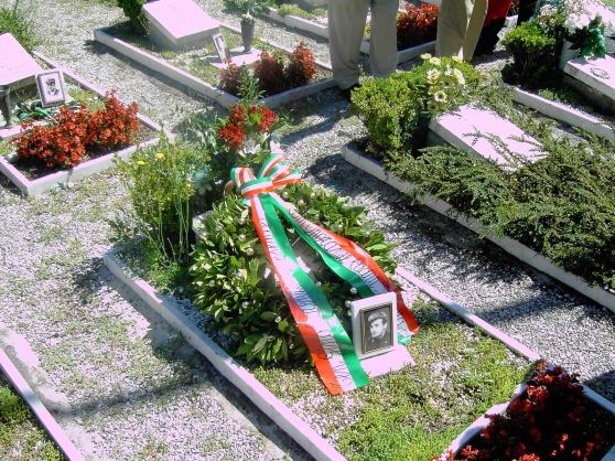 La tomba del sottotenente Luigi Lorenzi